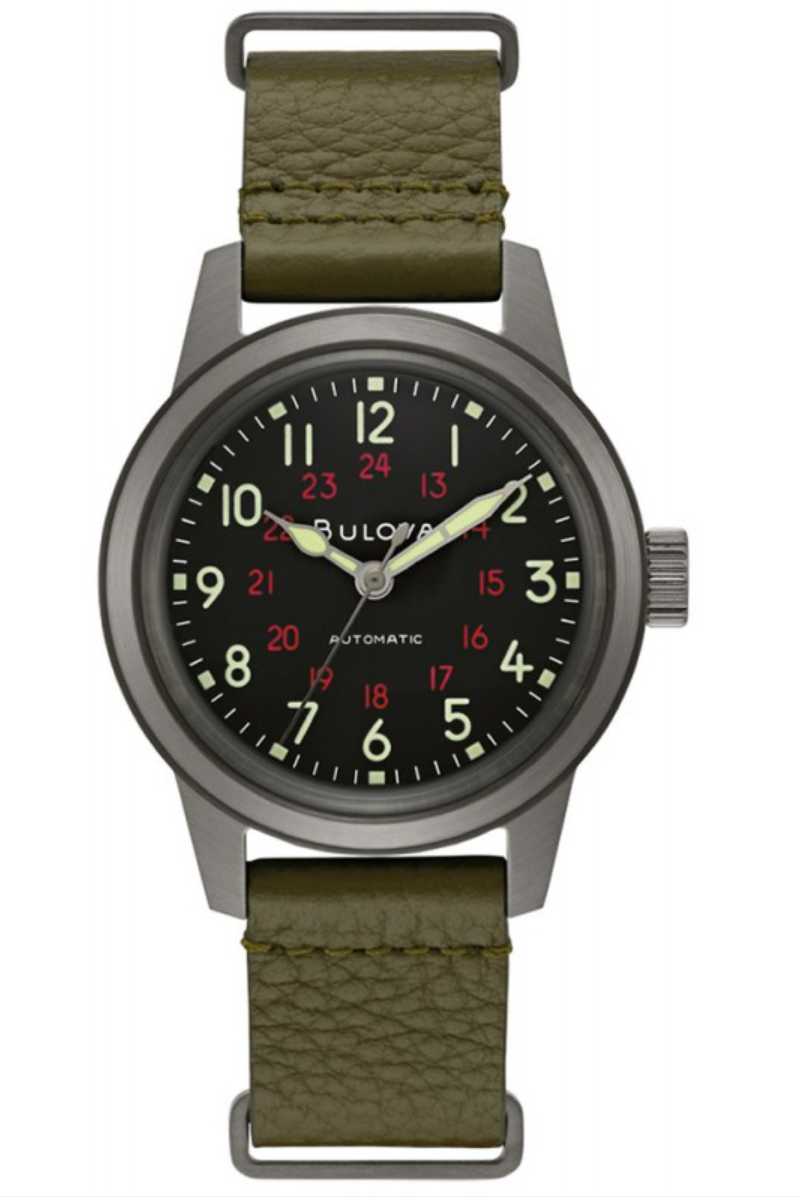 Bulova 98A255 Military Hack Automatic